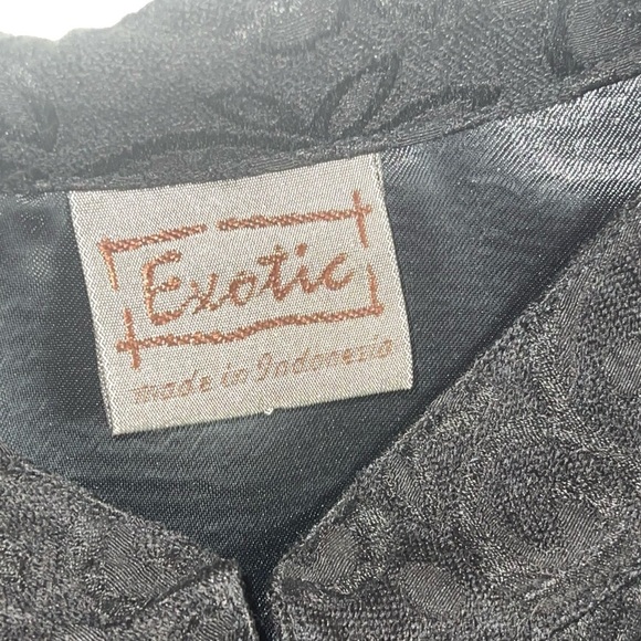 Chinese Exotic Tang silk & wool traditional jacquard over coat. Size S/M GUC - Picture 10 of 10